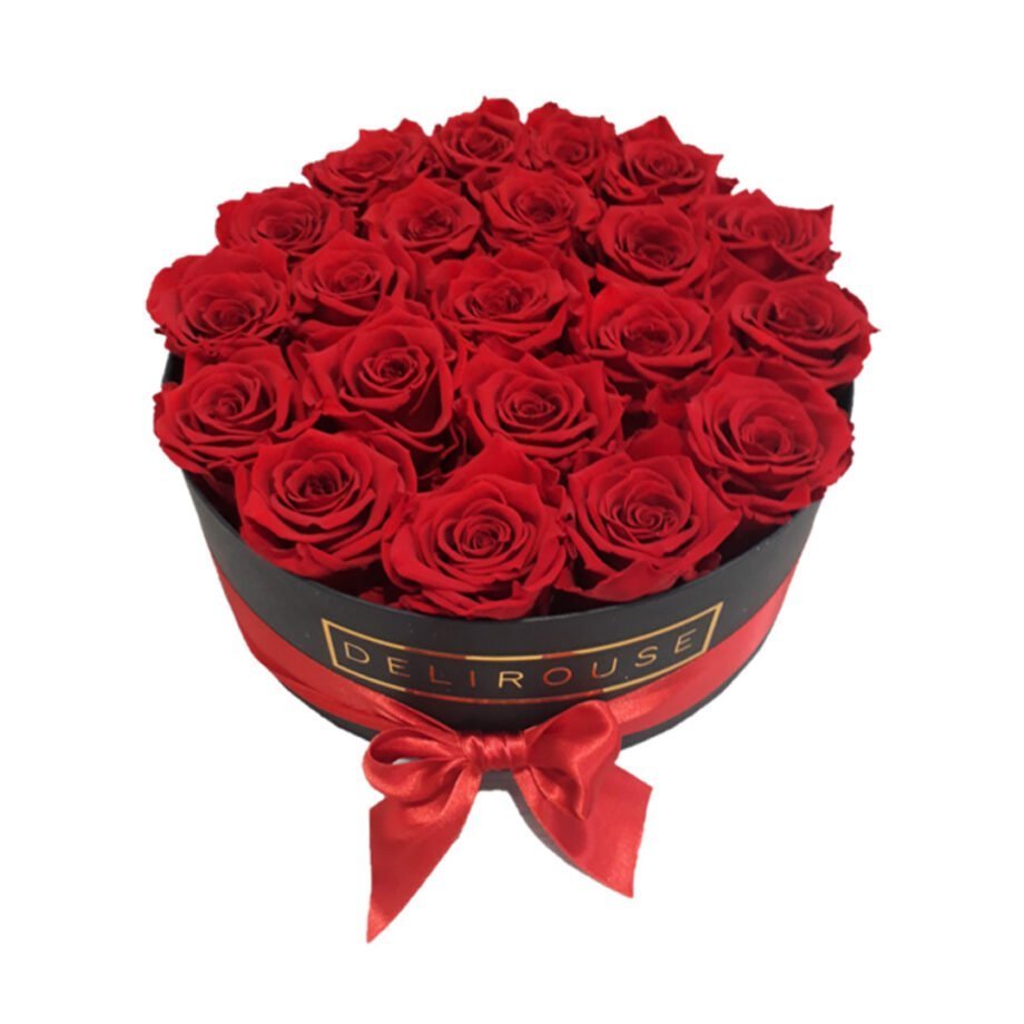 Rosas Preservadas en caja cilíndrica #1 - DeliRouse España