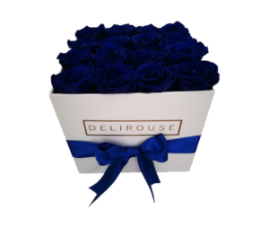 Rosas azules en caja – comprende su significado