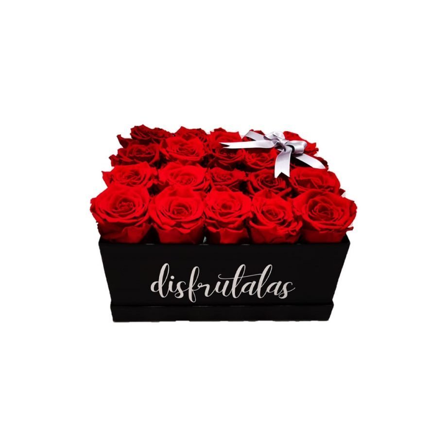 Caja Personalizada con Rosas Eternas